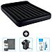 Set Materassino Gonfiabile - 203x152x25 Cm - Blu Scuro - Include Accessori Coordinati Cb12 - Foto miniatura 1