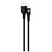 Cavo Di Ricarica E Trasferimento Usb-a /lightning 2.4a Fastcharge 12w 1.2m, Nero - Foto miniatura 5