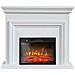 Camini Elettrici Sonia Bianco Camino Elettrico, Con Effetto Sonoro, 3 Colori, Con L'app, L120xh102cm - Foto miniatura 1