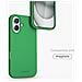 Soft Silicone Case custodia per cellulare 15,5 cm (6.1") Cover Verde - Foto miniatura 3
