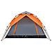 Tenda a Cupola 4 Persone Grigio e Arancione a Rilascio Rapido - Foto miniatura 7