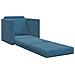 Divano Letto 2-in-1 Blu 74x77x81 cm in Velluto - Foto miniatura 4