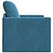 Divano Letto 2-in-1 Blu 74x77x81 cm in Velluto - Foto miniatura 6
