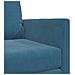 Divano Letto 2-in-1 Blu 74x77x81 cm in Velluto - Foto miniatura 8