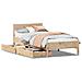 Letto senza Materasso 75x190 cm in Legno Massello Pino - Foto miniatura 1