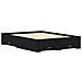 Struttura letto con cassetti Rovere nero Legno ingegnerizzato - Foto miniatura 3