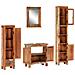 Set Mobili da Bagno 4 pz in Legno Massello di Recupero - Foto miniatura 3
