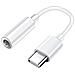 By Mobben Originale Adattatore Audio Da Jack A Type C White Per Smartphone Galaxy - Foto miniatura 4