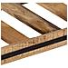 Tavolo Consolle 100x35x75 Cm In Legno Massello Di Mango - Foto miniatura 7