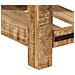 Tavolo Consolle 100x35x75 Cm In Legno Massello Di Mango - Foto miniatura 8