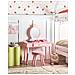 Tavolo Da Toilette Per Bambini Con Sgabello Margie Rosa - Foto miniatura 1