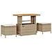 Set Divano da Giardino 12 pcs Beige e Crema 90 x 55 x 71 cm - Foto miniatura 4