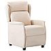 Poltrona reclinabile Crema 67.5 x 93.5 x 101.5 cm Tessuto - Foto miniatura 1