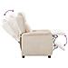 Poltrona reclinabile Crema 67.5 x 93.5 x 101.5 cm Tessuto - Foto miniatura 7