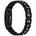 Elegante Cinturino In Acciaio Inossidabile Con Diamanti Compatibile Con Fitbit Inspire 1/2/hr Black - Foto miniatura 3