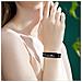 Elegante Cinturino In Acciaio Inossidabile Con Diamanti Compatibile Con Fitbit Inspire 1/2/hr Black - Foto miniatura 4