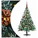 Albero di Natale artificiale Verde 150 cm PVC e Acciaio - Foto miniatura 1