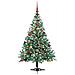 Albero di Natale artificiale Verde 150 cm PVC e Acciaio - Foto miniatura 3