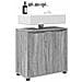 Mobile per lavabo da bagno Grigio Sonoma 60 x 30 x 60 cm - Foto miniatura 3