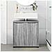 Mobile per lavabo da bagno Grigio Sonoma 60 x 30 x 60 cm - Foto miniatura 4