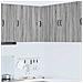 Pensile cucina Grigio Sonoma 57 x 57 x 80 cm Legno multistrato - Foto miniatura 2