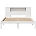 Letto Libreria senza Materasso Bianco 135x190 cm Legno di Pino - Foto miniatura 4