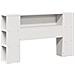 Letto Libreria senza Materasso Bianco 135x190 cm Legno di Pino - Foto miniatura 6