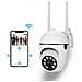 Telecamera Di Sicurezza Wifi Wireless - Visione Notturna A 360°, Sorveglianza Hd Remota Per Interni /esterni - Foto miniatura 3