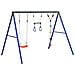 Set Gioco da Esterno con Altalena Trapezio e Altalena a Disco - Foto miniatura 1