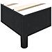Letto a Molle senza Materasso Nero 100x220 cm in Velluto - Foto miniatura 8