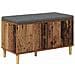 Panca per ingresso con cuscino Legno vecchio 80 x 38 x 46 cm - Foto miniatura 1