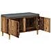 Panca per ingresso con cuscino Legno vecchio 80 x 38 x 46 cm - Foto miniatura 5