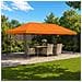 Copertura Tenda Gazebo 6 x 3 m Arancione Poliestere 190 - Foto miniatura 2