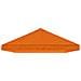 Copertura Tenda Gazebo 6 x 3 m Arancione Poliestere 190 - Foto miniatura 4