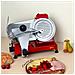 Affettatrice con lama in acciaio inox MSX224, made in Italy 22cm, rossa - Foto miniatura 2