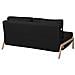 Divano Letto Colore Nero Edland - Foto miniatura 16