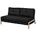 Divano Letto Colore Nero Edland - Foto miniatura 17