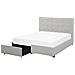 Letto La Rochelle Con Box Grigio Chiaro 140x200cm - Foto miniatura 6