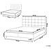 Letto La Rochelle Con Box Grigio Chiaro 140x200cm - Foto miniatura 3