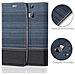 Custodia Compatibile Con Htc One M8 In Blu Scuro Nero - Coperchio Protettiva Con Chiusura Magnetica, Funzione Stand E Tasca Per Le Carte - Foto miniatura 5
