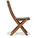 Sedia Da Giardino Pieghevole Legno 50,65x49,60x93,20 Cm - Foto miniatura 3