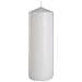 Candela Moccolo 80x250 Mm - Bianco - Foto miniatura 1