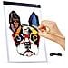 Tavolo Da Disegno A Led A4 Tavolo Luminoso Con Usb - Foto miniatura 5