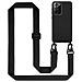 Catena Di Telefoni Cellulari Compatibile Con Samsung Galaxy Note 20 Plus In Liquid Nero - Coperchio Di Protezione In Silicone Con Cordino Regolabile In Lunghezza - Foto miniatura 1