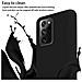 Catena Di Telefoni Cellulari Compatibile Con Samsung Galaxy Note 20 Plus In Liquid Nero - Coperchio Di Protezione In Silicone Con Cordino Regolabile In Lunghezza - Foto miniatura 3