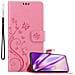 Custodia Compatibile Con Samsung Galaxy S21 In Rosa Fiore - Coperchio Protettivo In Design Floreale Con Chiusura Magnetica, Funzione Stand E Slot Per Carte - Foto miniatura 1