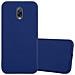 Custodia Compatibile Con Samsung Galaxy J7 Plus / C7 2017 / J7310 In Candy Blu Scuro - Coperchio Protettivo In Silicone Tpu Flessibile - Foto miniatura 1