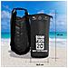 Borsa Zaino Impermeabile 20l, Dry Bag Mare 20 Litri, Sacca Impermeabile Con Tracolla Regolabile, Zaino Waterproof Per Barca Pesca Rafting Spiaggia Sport Acquatici (nero)  - Foto miniatura 3