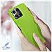 Cover Per Honor X8 4g In Silicone Semi-rigido Soft-touch Verde Chiaro - Foto miniatura 4