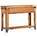 Tavolo Console 110x34x74 Cm In Legno Massello Di Acacia - Foto miniatura 3